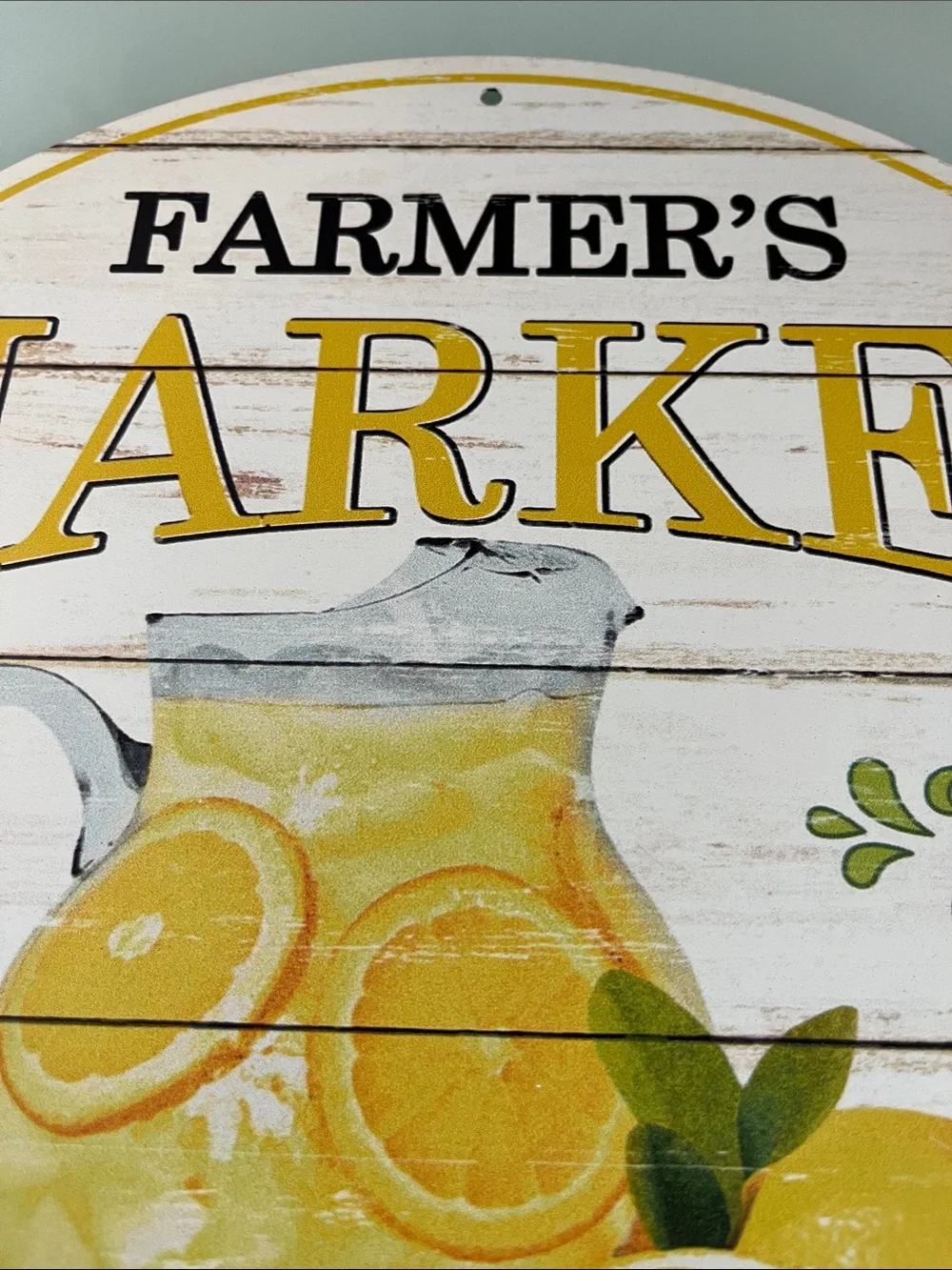 Fresh Farmer’s Market Lemonade 12 inch Wall Sign
